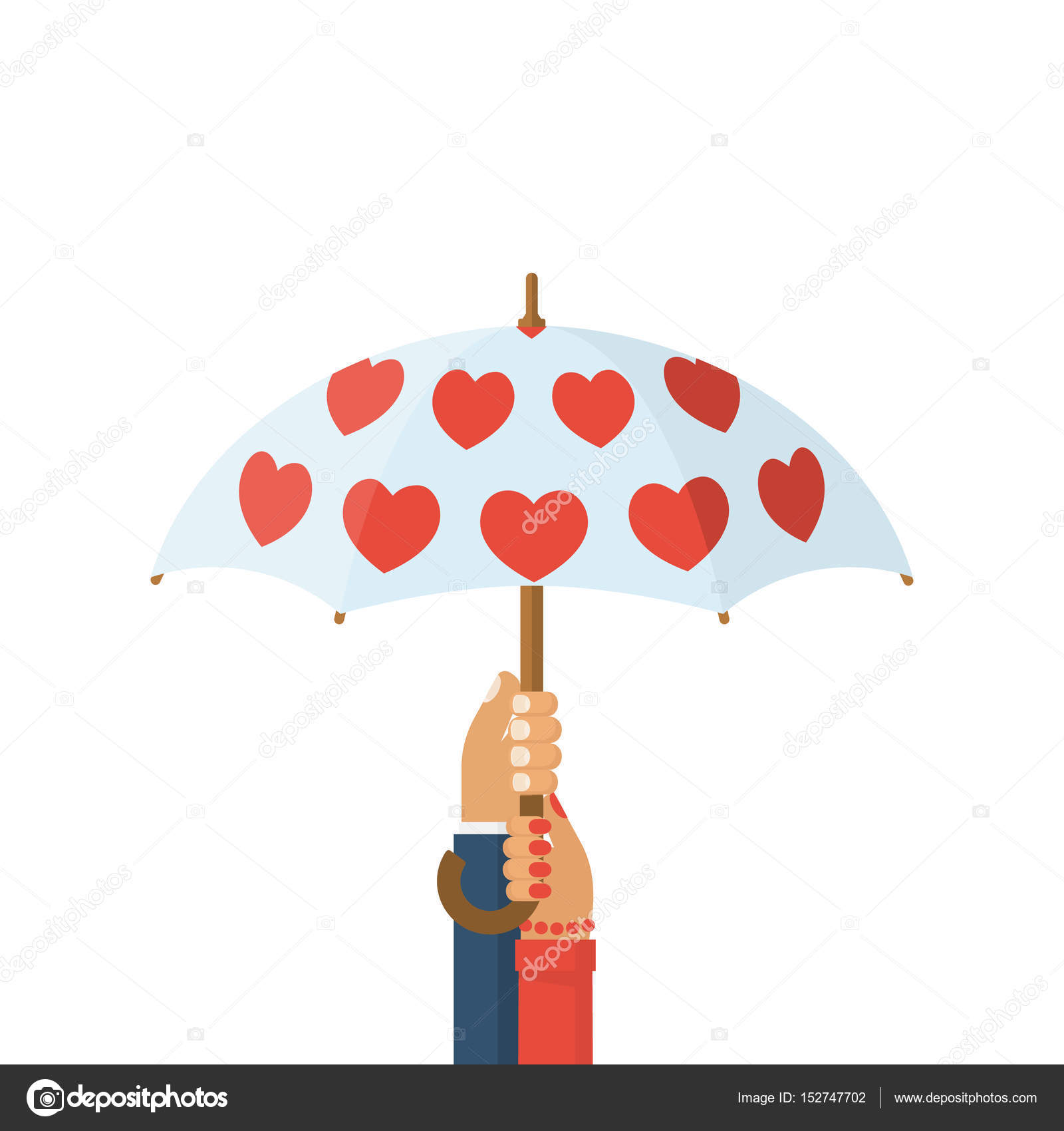 Pareja de enamorados bajo la lluvia con paraguas imágenes de stock de vectorial | Depositphotos