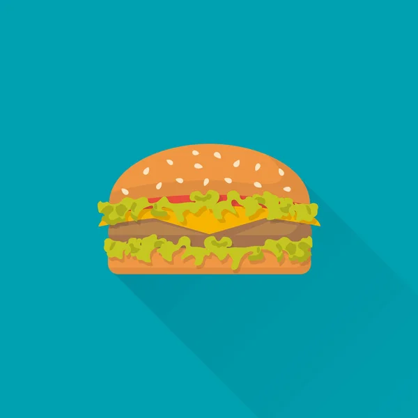 Icono de hamburguesa Vector — Archivo Imágenes Vectoriales