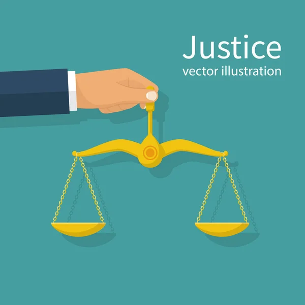 Droit et justice Concept — Image vectorielle