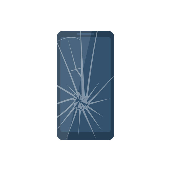 Сломанный мобильный телефон
.