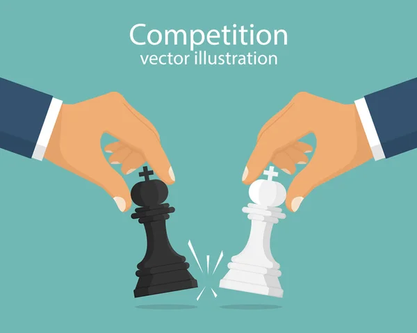 Concept of business competition. — Stock Vector