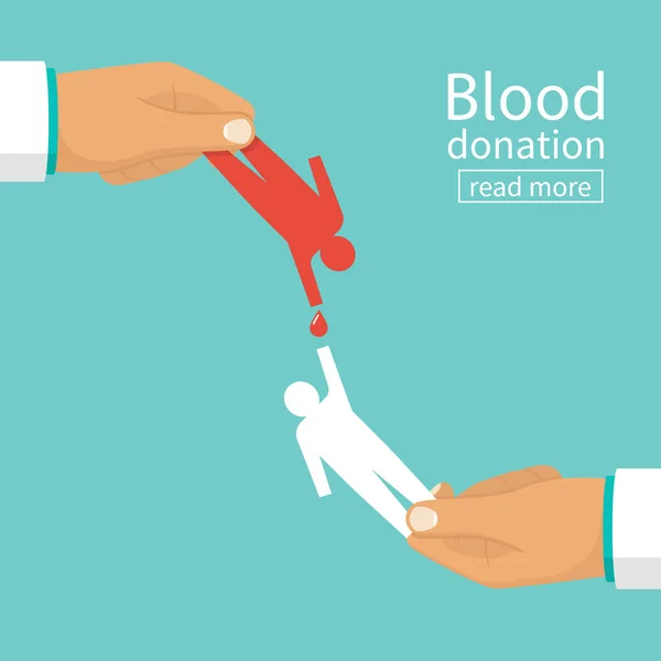 献血概念 — 图库矢量图片