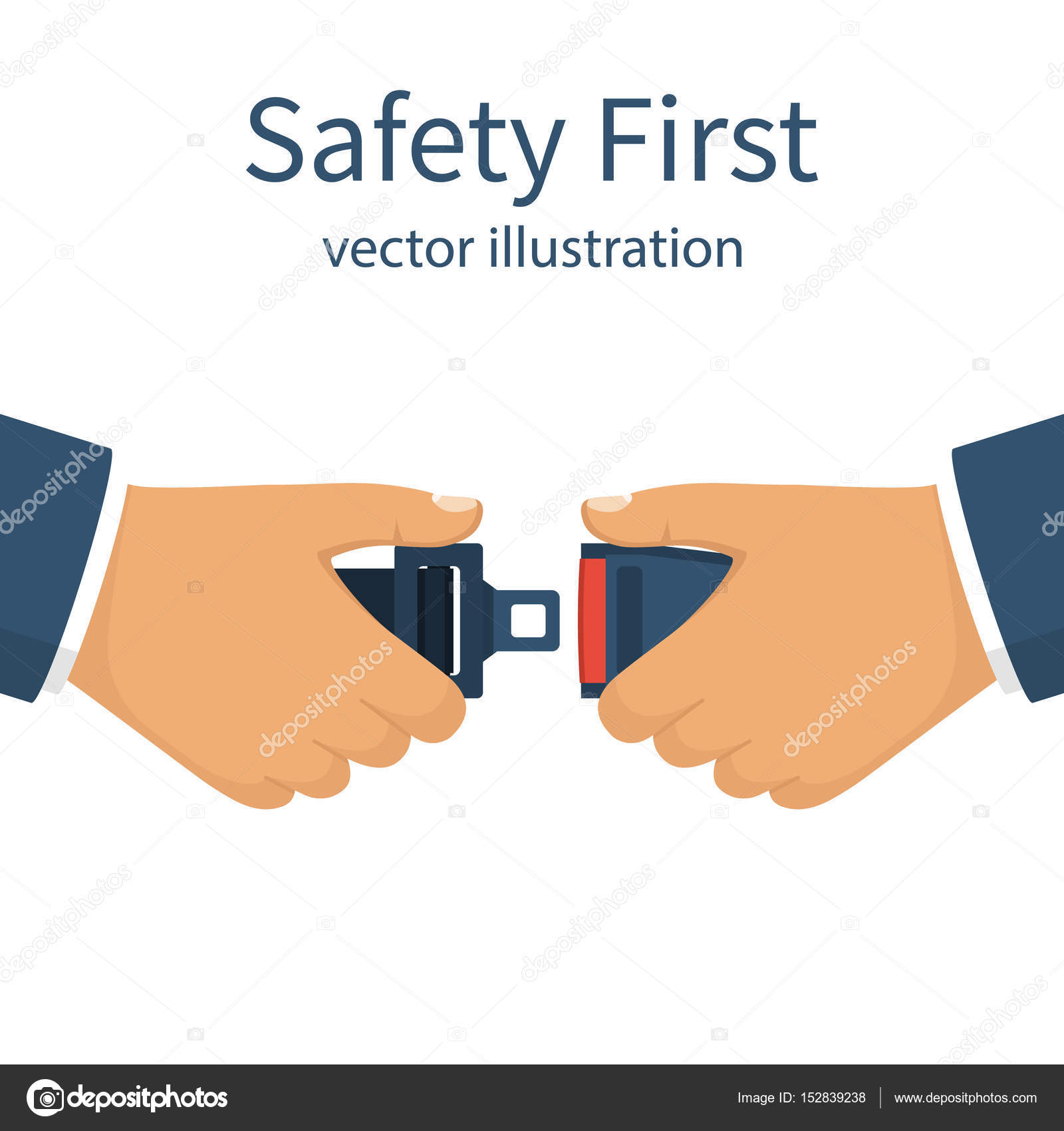 Seat Belt. Safety First concept Stock Vector by ©threecvet.gmail.com  152839238