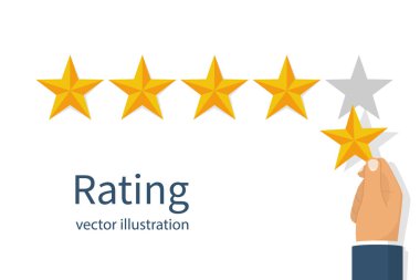 Yıldız derecelendirmesi vektör