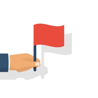 El tutma kırmızı bayrak