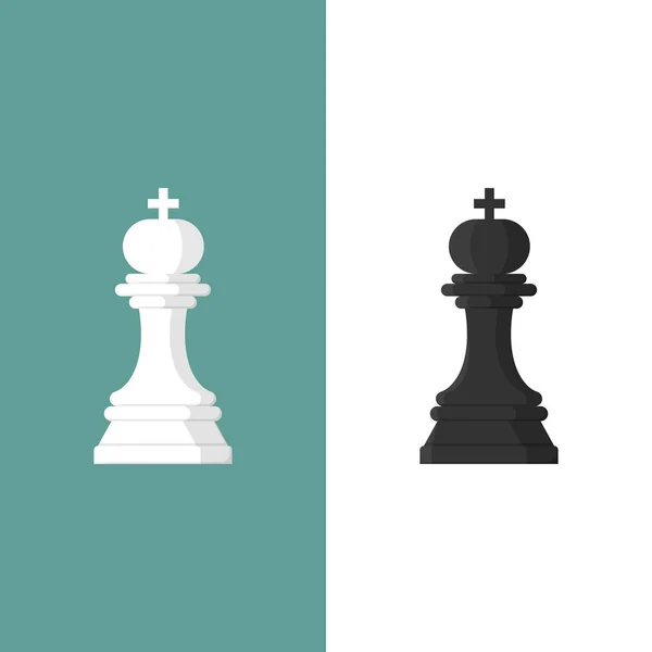 Échecs roi icône — Image vectorielle