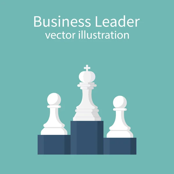 Ledare affärsidéビジネス リーダーの概念 — ストックベクタ