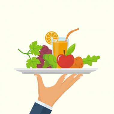 sağlıklı gıda konsepti