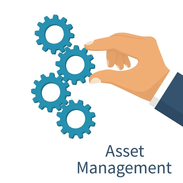 Asset Management Concept — Stockvector