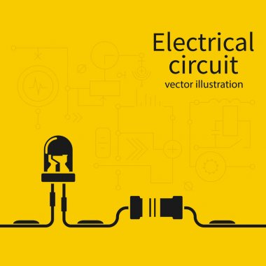 Elektrik devresi şablonu.