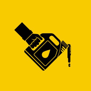 Yedek motor yağı simgesi