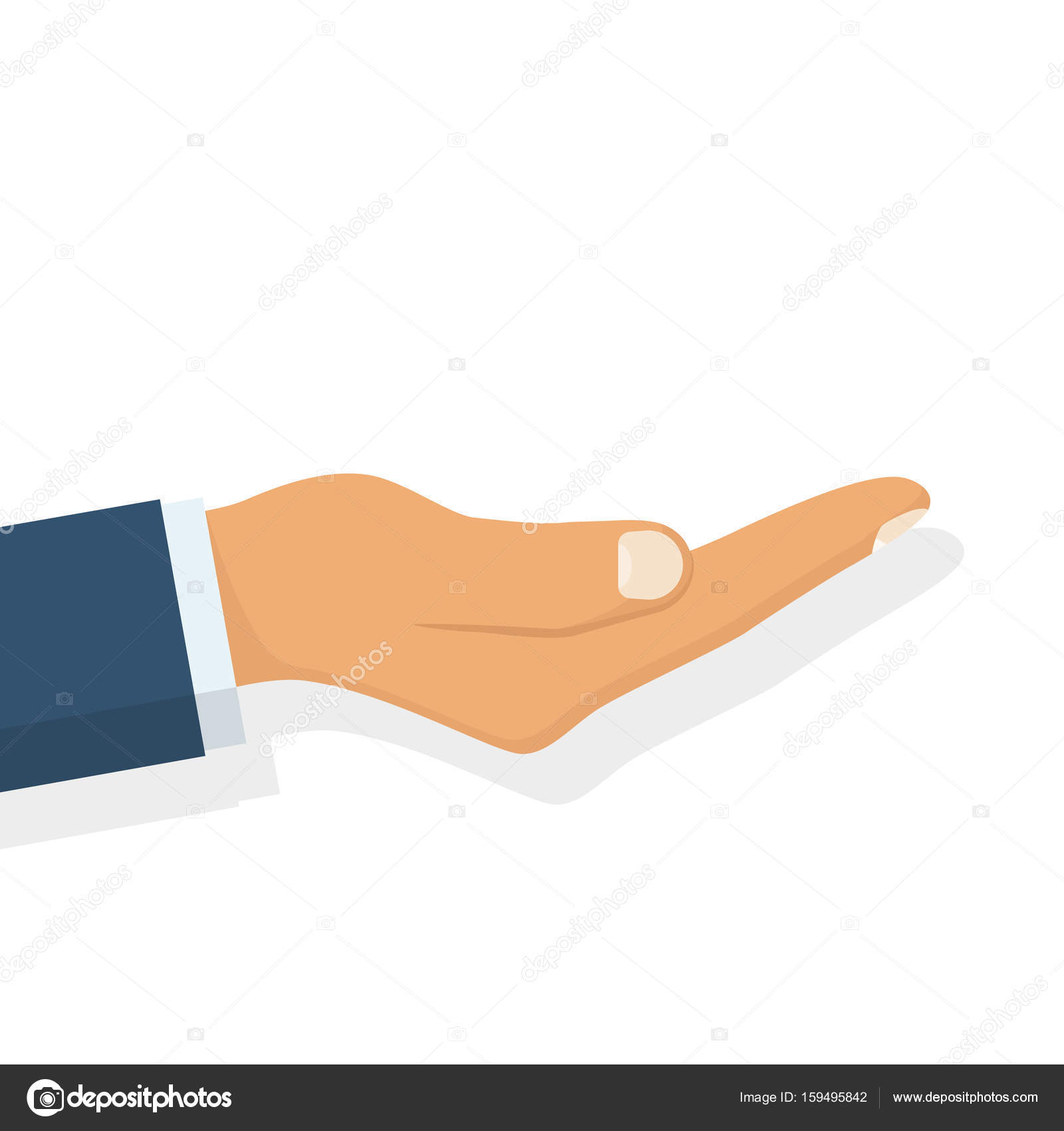 Mano extendida imágenes de stock de arte vectorial | Depositphotos Mano extendida imágenes de stock de arte vectorial | Depositphotos
