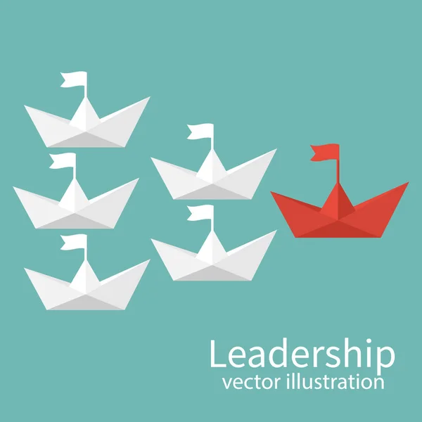 Vetor de conceito de liderança — Vetor de Stock