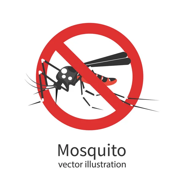 Σταματήσει κουνουπιών διάνυσμα εισόδου — Διανυσματικό Αρχείο