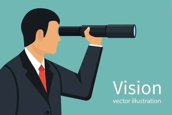 Visión Concepto de negocio — Vector de stock