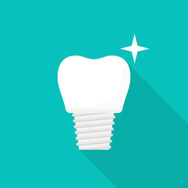 Dental implant icon — Stock Vector