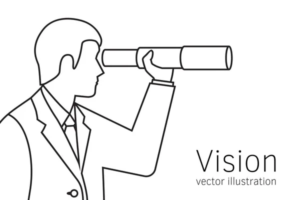 Vision Geschäftskonzept — Stockvektor