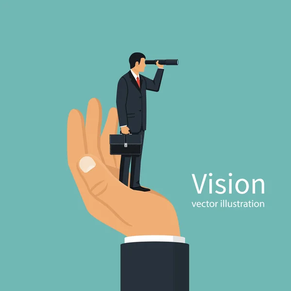 Vision üzleti koncepció. — Stock Vector