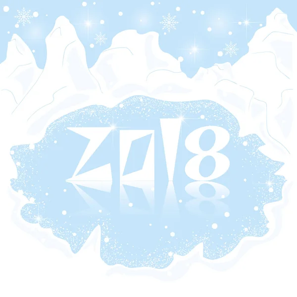 Feliz año nuevo — Vector de stock