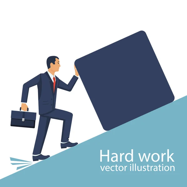 Koncept tvrdé práce — Stockový vektor
