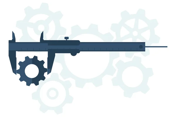 Значок калібру і передача — стоковий вектор