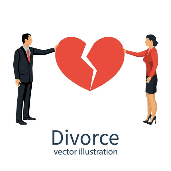 Concept de divorce vecteur — Image vectorielle