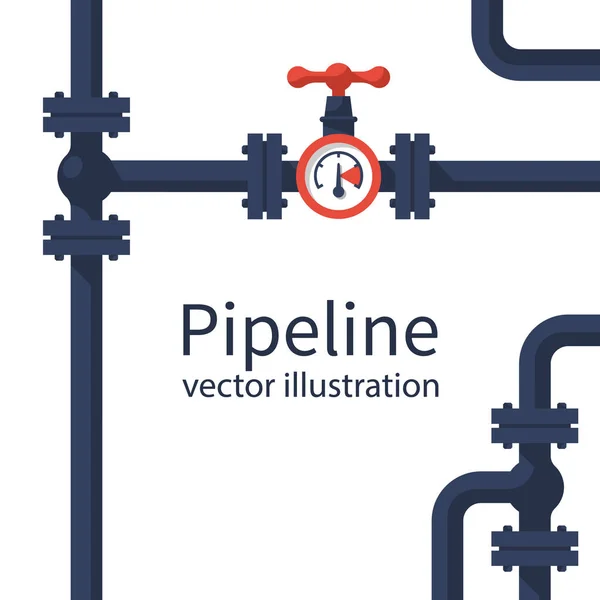 Csővezeték háttér vector — Stock Vector