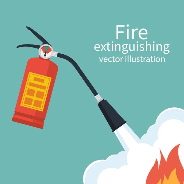 Fire protection. Fire safety — Stock Vector