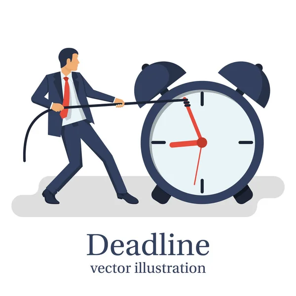 Deadline concept. Stop time concept. Royalty Free Stock Illustrations