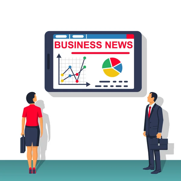 Business News vector — Stock Vector