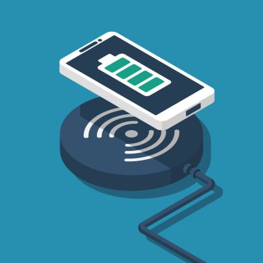 Kablosuz akıllı telefon için şarj