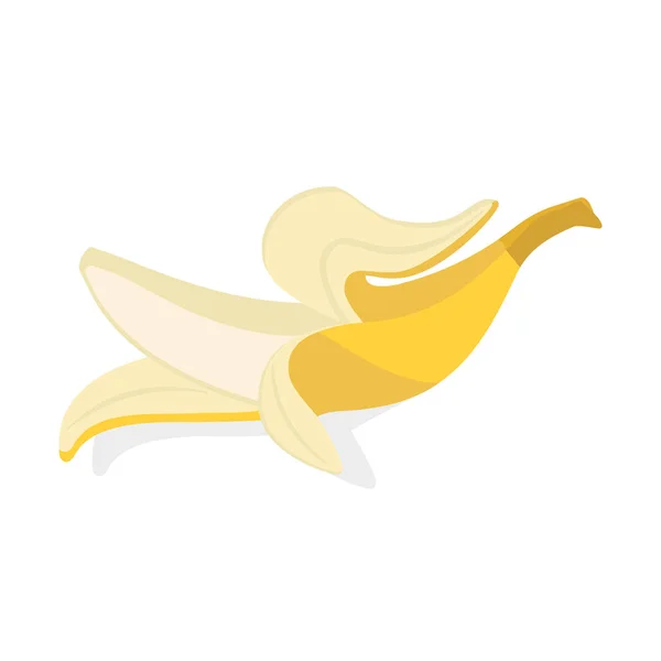 Naturalny smaczny banan. — Wektor stockowy