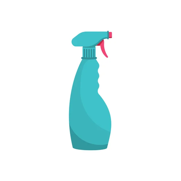 Garrafa antibacteriana. Ícone plano dos desenhos animados. Spray anti-séptico em frasco . — Vetor de Stock