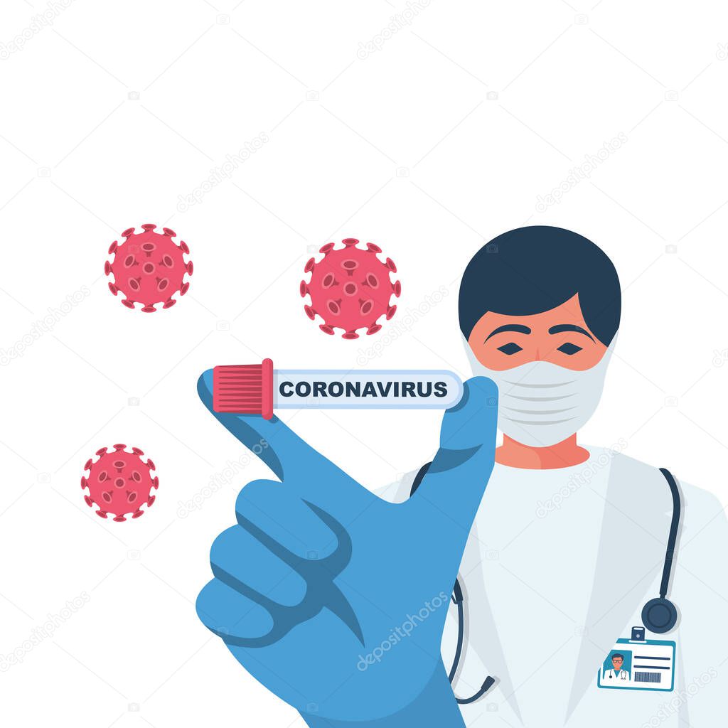 Coronavirus 2019-nCoV Blood Sample.