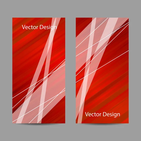 Ensemble de bannières verticales — Image vectorielle
