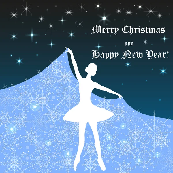 Noel ve yeni yıl tebrik kartı.