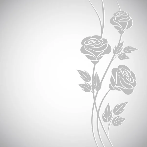 Einfacher floraler Hintergrund — Stockvektor