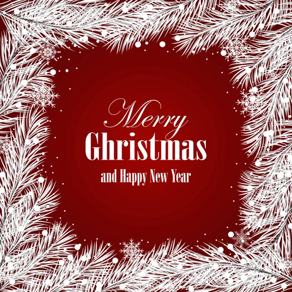 Noel ve yeni yıl tebrik kartı.