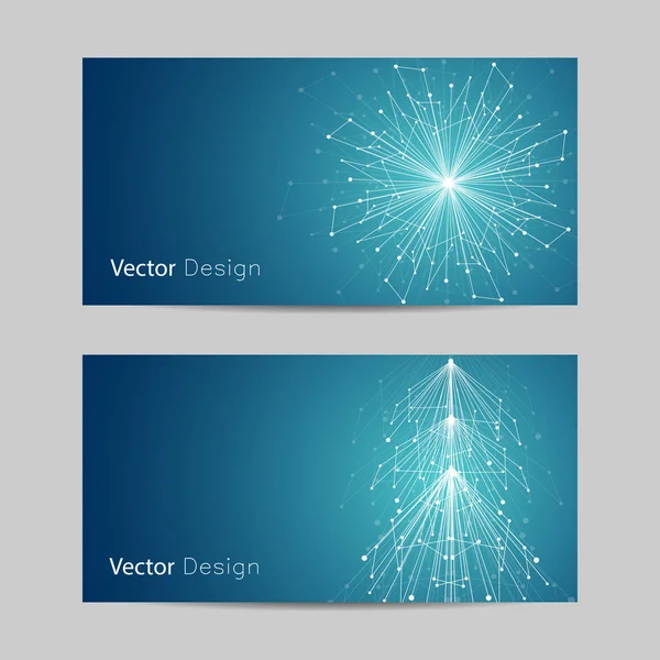 Set of horizontal banners — Stock Vector