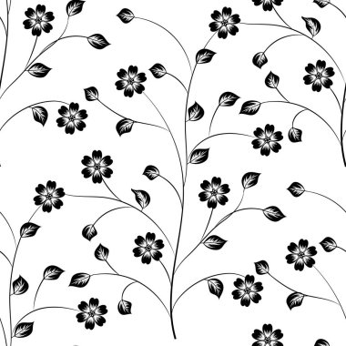 Çiçeklerle kusursuz desen