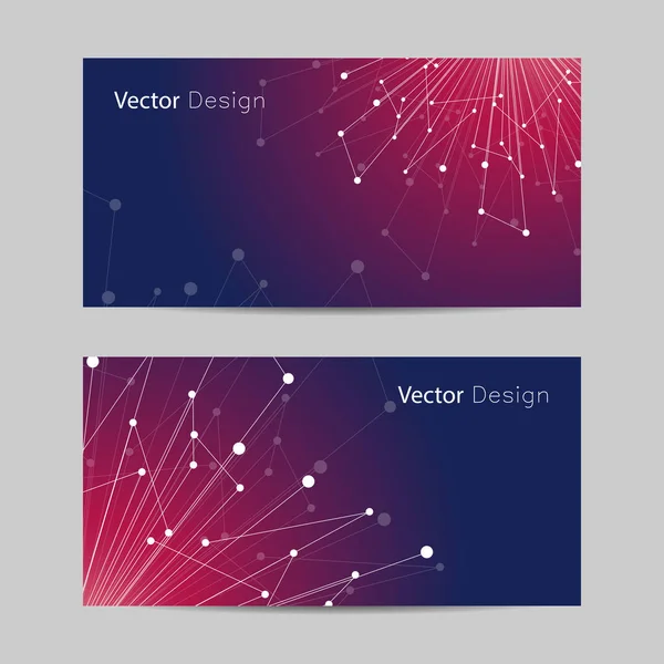 Set of horizontal banners — Stock Vector