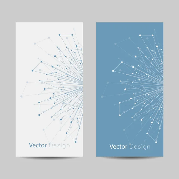 Conjunto de banners verticais — Vetor de Stock