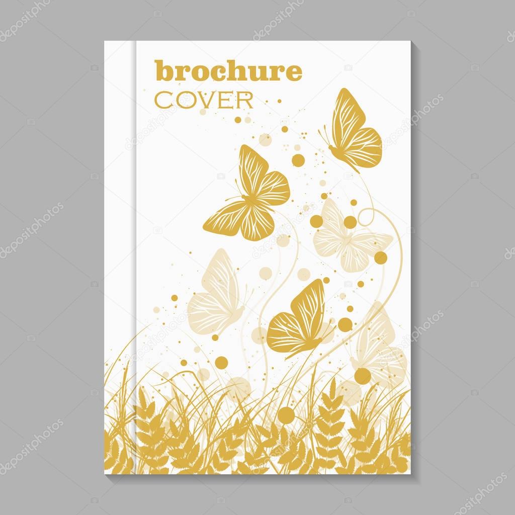 Natural brochure cover design
