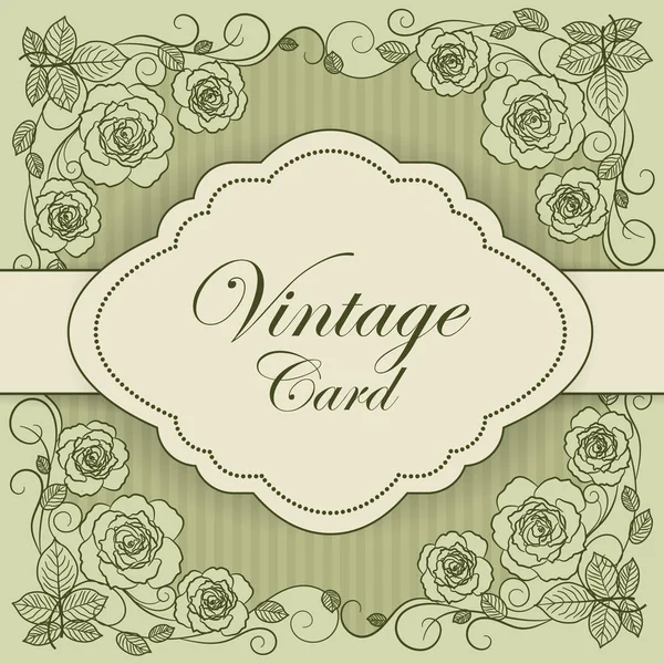 Cornice in carta vintage . — Vettoriale Stock