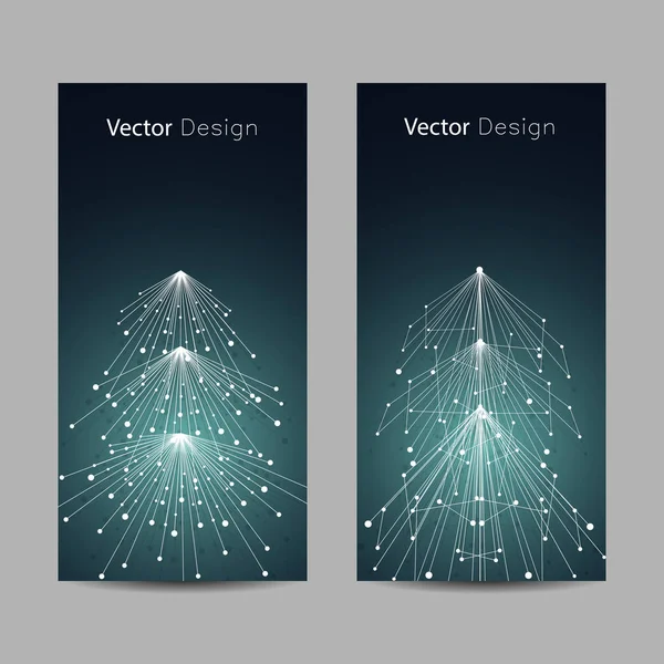 Conjunto de banners verticales — Vector de stock