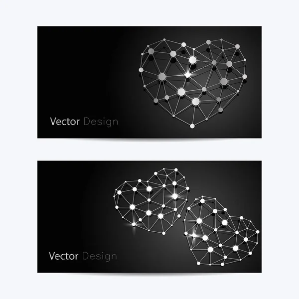 Conjunto de banners horizontais — Vetor de Stock