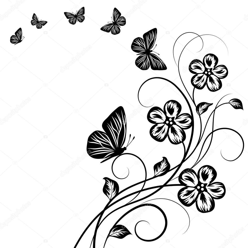 Beautiful floral background