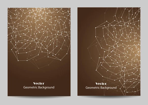 Diseño de portada de folleto moderno — Vector de stock
