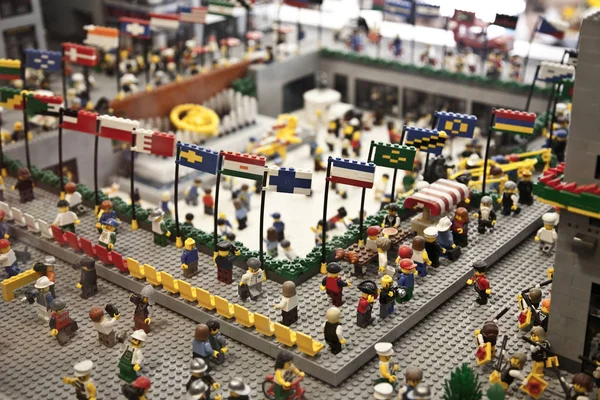 Lego Lego inşaat şehir oyuncaklar Manhattan'da depolamak