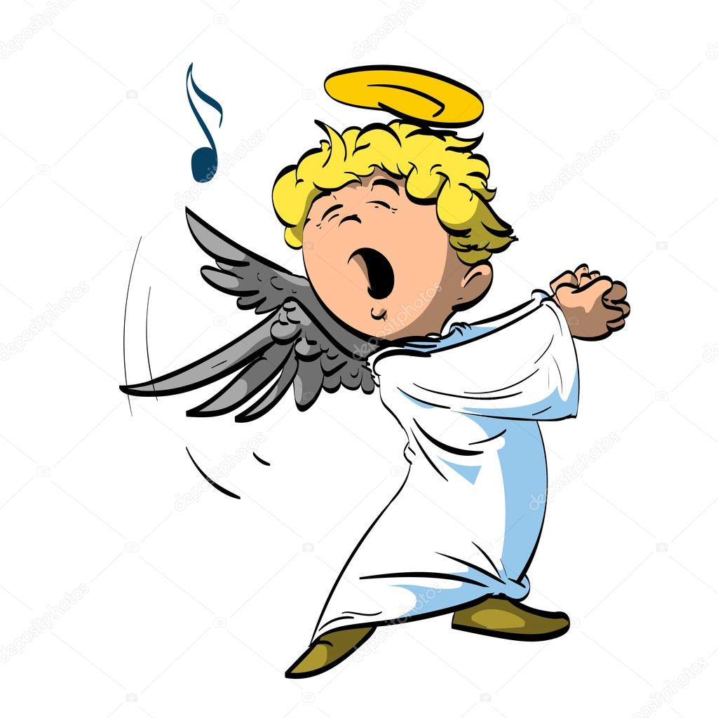 A singing angel